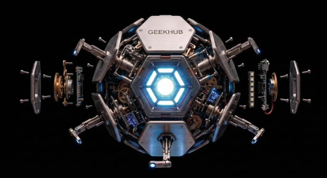 GeekHub Unit 01 — vue éclatée